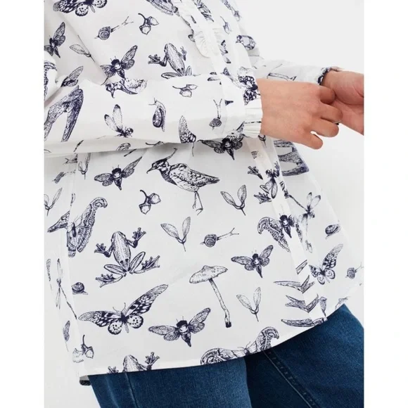 NWT Joules Kristin Pie Crust Shirt - Picture 8 of 11